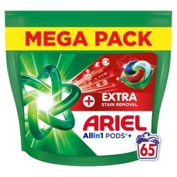 ARIEL | Kάψουλες Πλυντηρίου Ρούχων Allin1 Pods Extra Clean 65 Τεμάχια