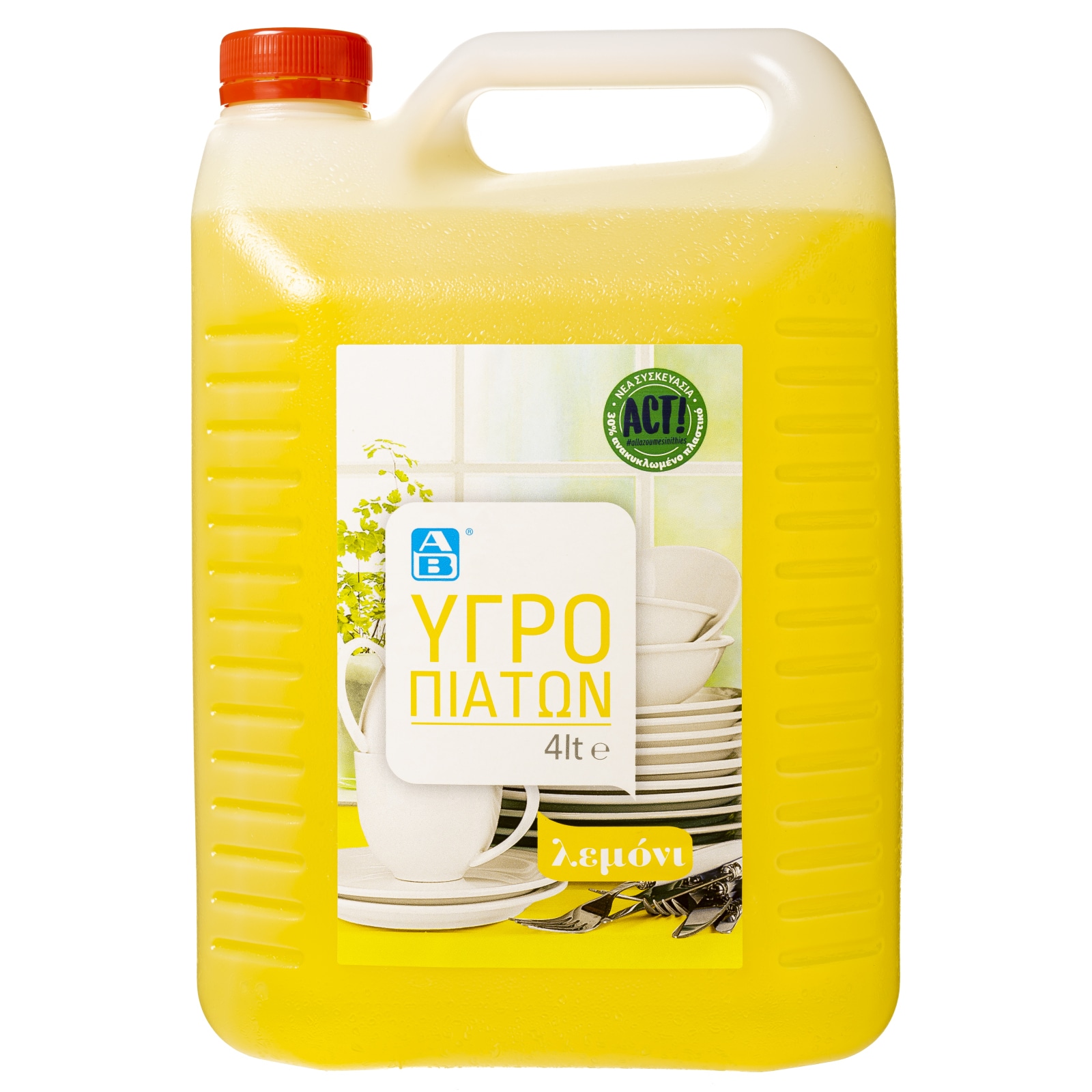 Υγρό Πιάτων Λεμόνι 4lt