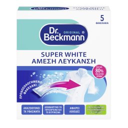 DR BECKMANN | Λευκαντικό Σκόνη Super White 5x40g