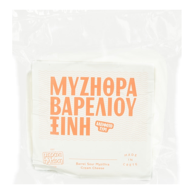 Τυριά 24 Ηλιάκης μυζήθρα βαρελιού ξινή αιγοπρόβειο 16% λιπαρά | 216 kcal / 100 γρ.