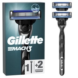 GILLETTE | Ξυριστική Μηχανή Mach3 + 2 Ανταλλακτικά 1 Τεμάχιο