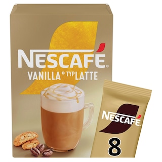 NESCAFE | Στιγμιαίος Καφές Vanilla Latte 8x17g