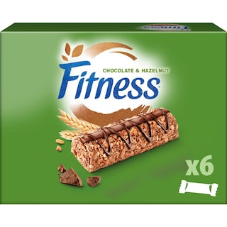 FITNESS | Μπάρες Δημητριακών Σοκολάτα Φουντούκι 6x22.5g