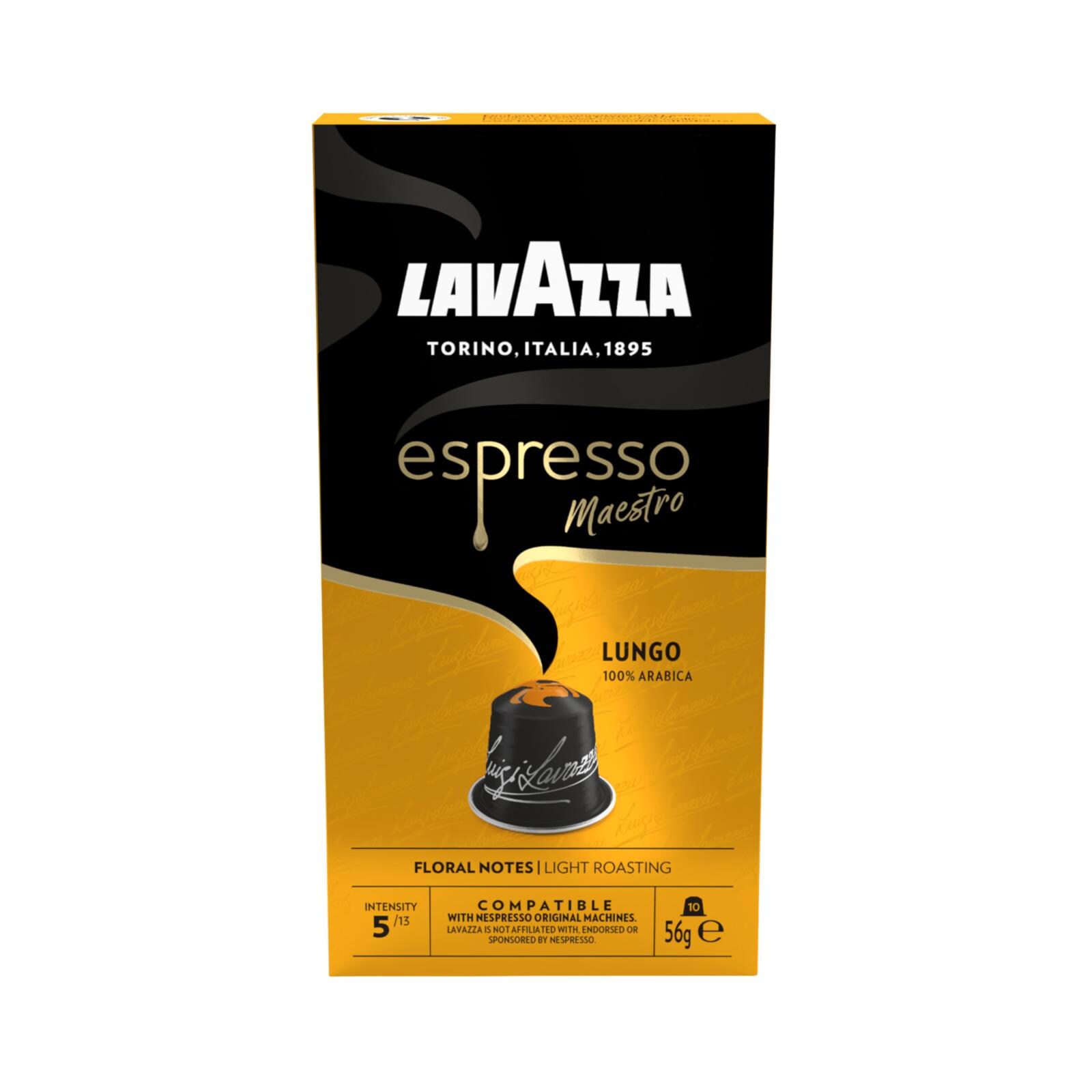 LAVAZZA Κάψουλες Καφέ Espresso Maestro Lungo 10x5.6g