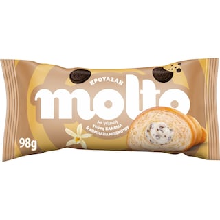 MOLTO | Κρουασάν Cream & Cookies Βανίλια 98g