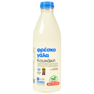 ΦΑΡΜΑ ΚΟΥΚΑΚΗ | Γάλα Φρέσκο Πλήρες 3.9% Λιπαρά 1 Lt