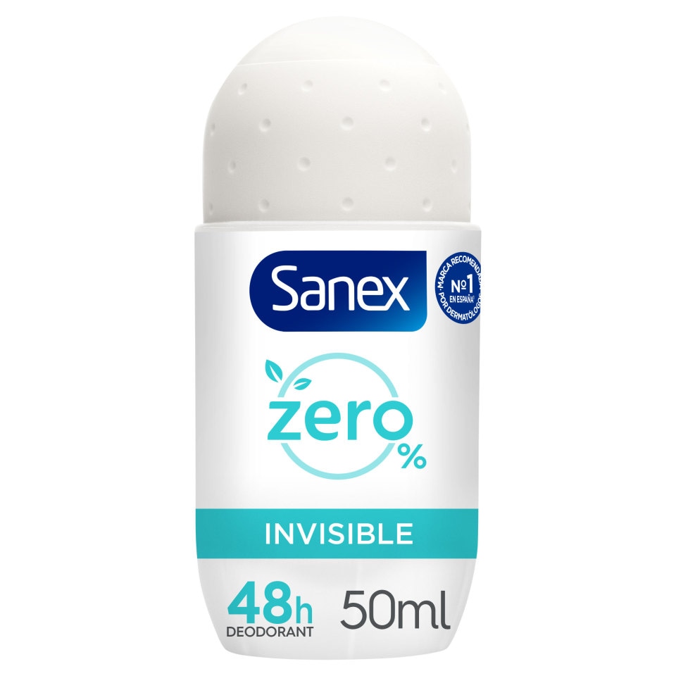 SANEX Αποσμητικό Roll On Zero% Invisible 50ml