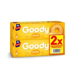 ΑΛΛΑΤΙΝΗ | GOODY | Μπισκότα Goody Βουτύρου 2x175g