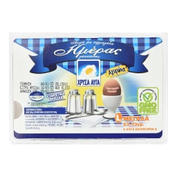 ΧΡΥΣΑ ΑΥΓΑ | Φρέσκα Αυγά Αχυρώνα Μεγάλα 6 Τεμάχια