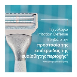 GILLETTE | Ξυριστική Μηχανή Venus Ευαίσθητη Περιοχή + Ανταλλακτικό 1 Τεμάχιο