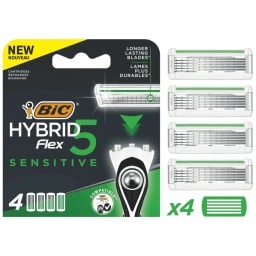BIC | Ανταλλακτικά Hybrid Flex 5 Sensitive 4 Τεμάχια