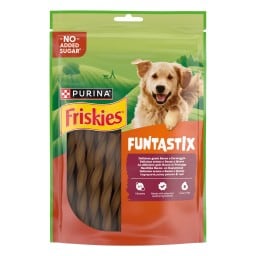 FRISKIES | Snack Σκύλωv Funtastix Μπέικον και Τυρί 175g