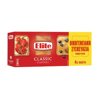 ELITE | Φρυγανιές Σίτου 4x125g