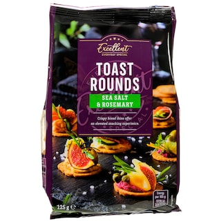 EXCELLENT | Κράκερς Αλάτι Δενδρολίβανο 125g