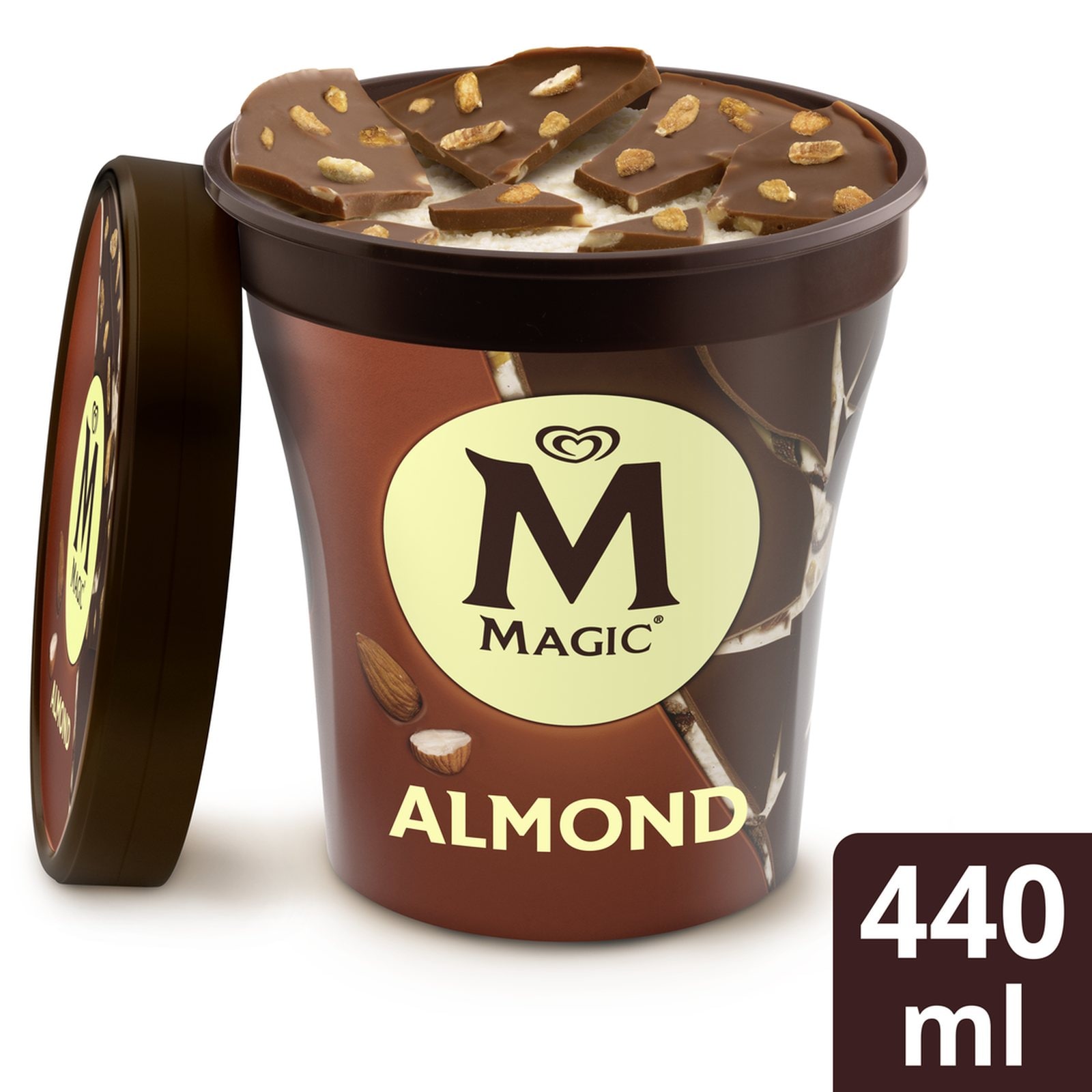 MAGIC Παγωτό Βανίλια Σοκολάτα Αμύγδαλο 440ml