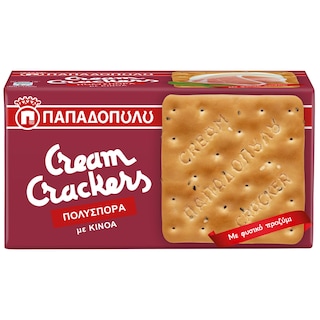 CREAM CRACKERS | Κράκερς Πολύσπορα Κινόα 195g