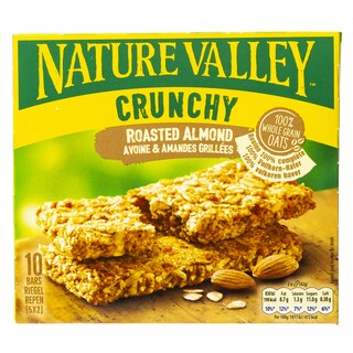 NATURE VALLEY | Μπάρες Δημητριακών Ψημένο Αμύγδαλο 5x42g