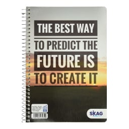 SKAG | Τετράδιο Σπιράλ University 3 Θεμάτων 90 Φύλλα 1 Τεμάχιο