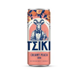 TSIKI | Σόδα Ροδάκινο Κουτί 330ml