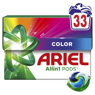 ARIEL | Kάψουλες Πλυντηρίου Ρούχων Allin1 Pods Color 33 Τεμάχια