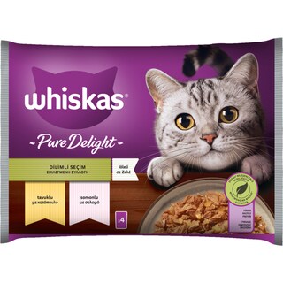 WHISKAS | WHISKAS CASSER POUCH MIX  340GR