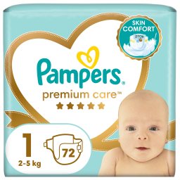 PAMPERS | Πάνες Μωρού Premium Care Νο1 72 Τεμάχια