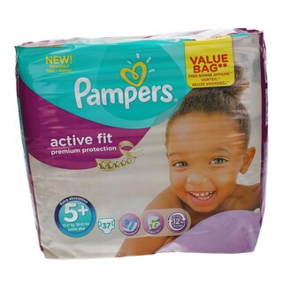 PAMPERS | ACTIVE FIT | NAPPIES  37 PCS