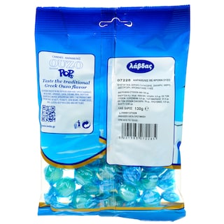 ΛΑΒΔΑΣ | Καραμέλες Ούζο Pops 130g