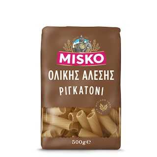 MISKO | Μακαρόνι Ριγκατόνι Ολικής Άλεσης 500g