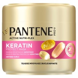 PANTENE | Μάσκα Μαλλιών Προστασίας Κερατίνης Τέλειες Μπούκλες 300ml