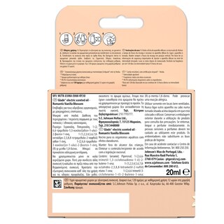 GLADE | Αρωματικό Χώρου Ηλεκτρικό Romantic Vanilla Σετ 1 Τεμάχιο