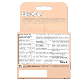 GLADE | Αρωματικό Χώρου Ηλεκτρικό Romantic Vanilla Σετ 1 Τεμάχιο