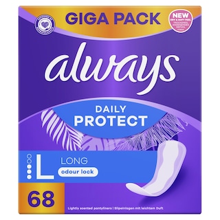 ALWAYS | Σερβιετάκια Daily Protect Long 68 Τεμάχια