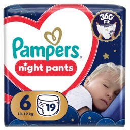 PAMPERS | Πάνες Βρακάκι Μωρού Night Pants Νο6 19 Τεμάχια