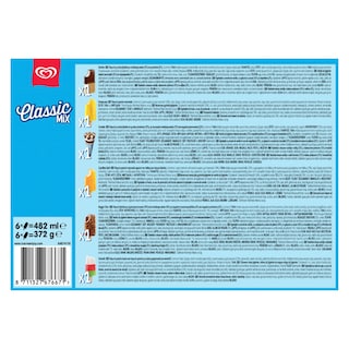 ALGIDA | Παγωτό Classic Mix 6x62g