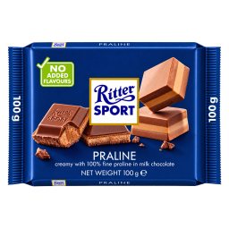 RITTER | Σοκολάτα Γάλακτος Πραλίνα 100g