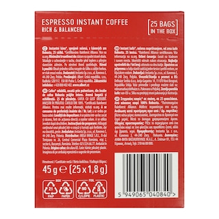 PERLA BEVERAGES | Στιγμιαίος Καφές Espresso Sticks 25x1.8g