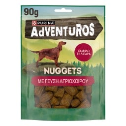 PURINA ONE | Σκυλοτροφή Adventuros Nuggets με Αγριόχοιρο 90g