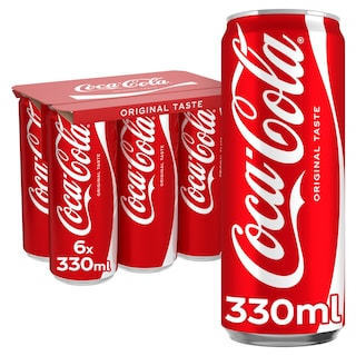 COCA COLA | Αναψυκτικό Cola Κουτί 6x330ml