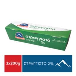ΟΛΥΜΠΟΣ | Γιαούρτι Στραγγιστό 2% Λιπαρά 3x200g