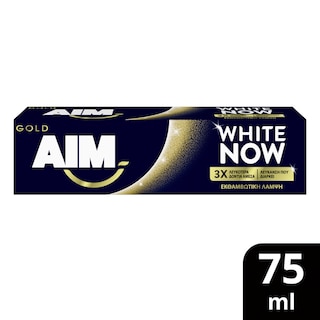 AIM | Οδοντόκρεμα White Now Gold 75ml