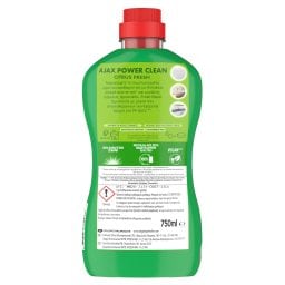 AJAX | Καθαριστικό Πατώματος Power Clean Citrus Fresh 750ml