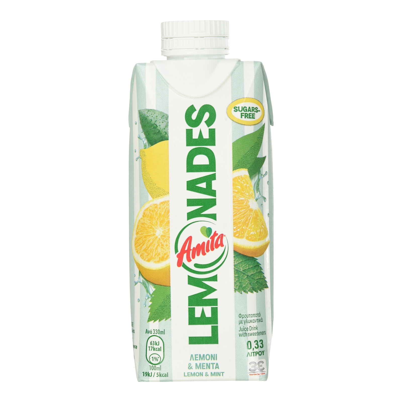 AMITA Φρουτοποτό Lemonades Μέντα 330ml