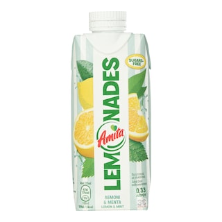 AMITA | Φρουτοποτό Lemonades Μέντα 330ml