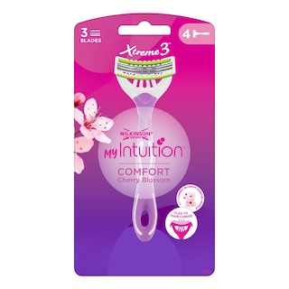 WILKINSON | Intuition Xtreme3 Comfort Cherry Blossom Ξυραφάκια 4 Τεμάχια