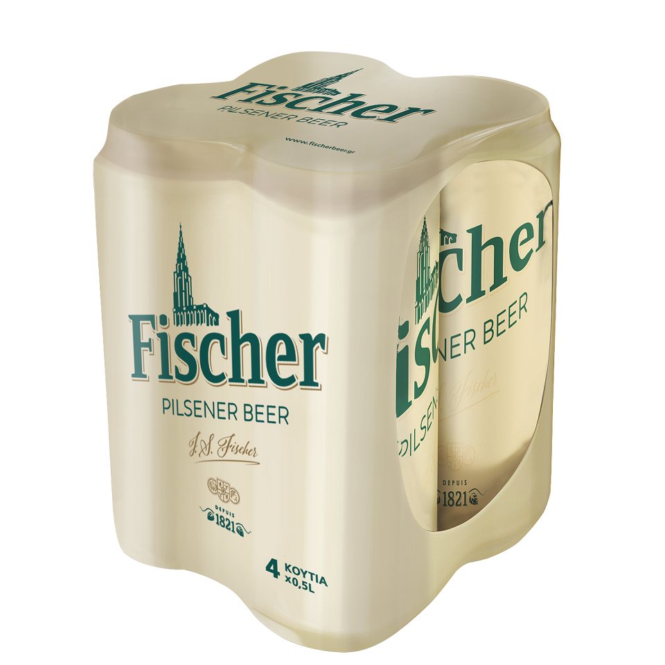 FISCHER Μπύρα Pilsner Κουτί 4x500ml