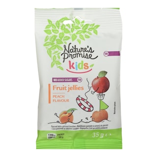 NATURE'S PROMISE | Καραμέλες Ζελεδάκια Ροδάκινο 35g