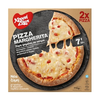 ΧΡΥΣΗ ΖΥΜΗ | Πίτσα Μαργαρίτα 2x385g