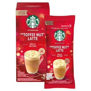 STARBUCKS | Στιγμιαίος Καφές Toffee Nut Latte 4x23g