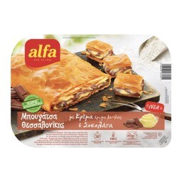 ALFA | Μπουγάτσα με Κρέμα και Σοκολάτα 450g